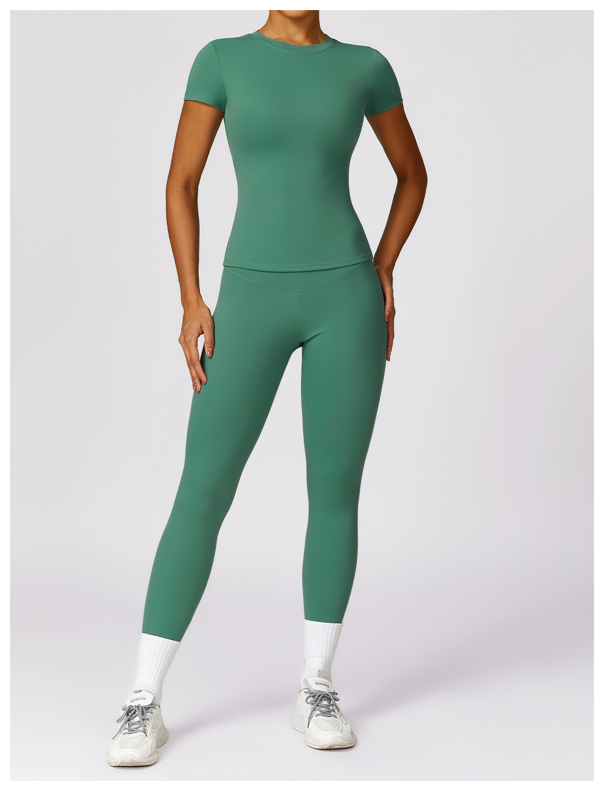 Fitted Leggings - Green