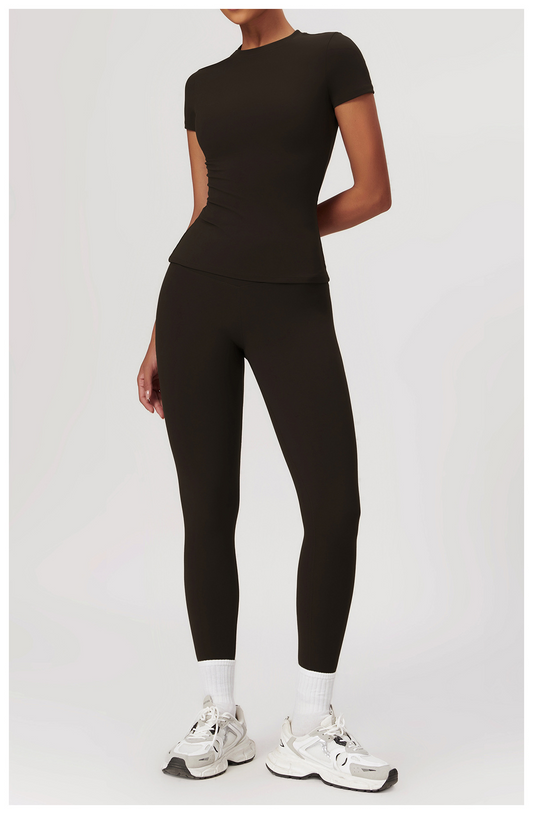 Fitted Leggings - Black Coffee