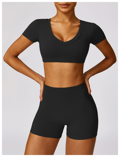 Fitness Shorts (Scrunch) - Black