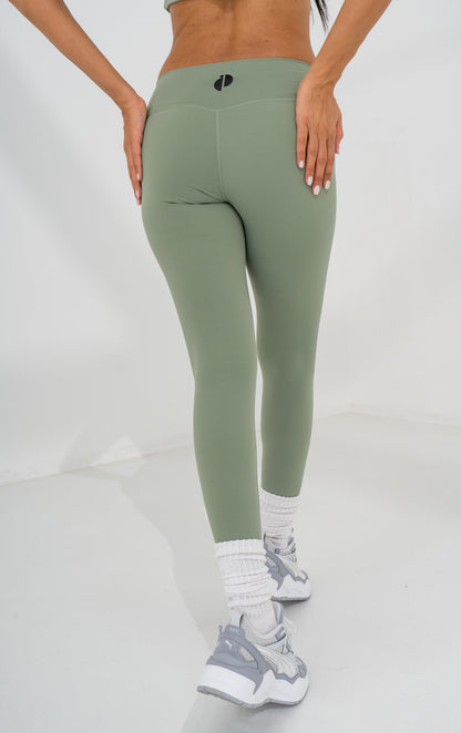 Fitted Leggings - Light Green