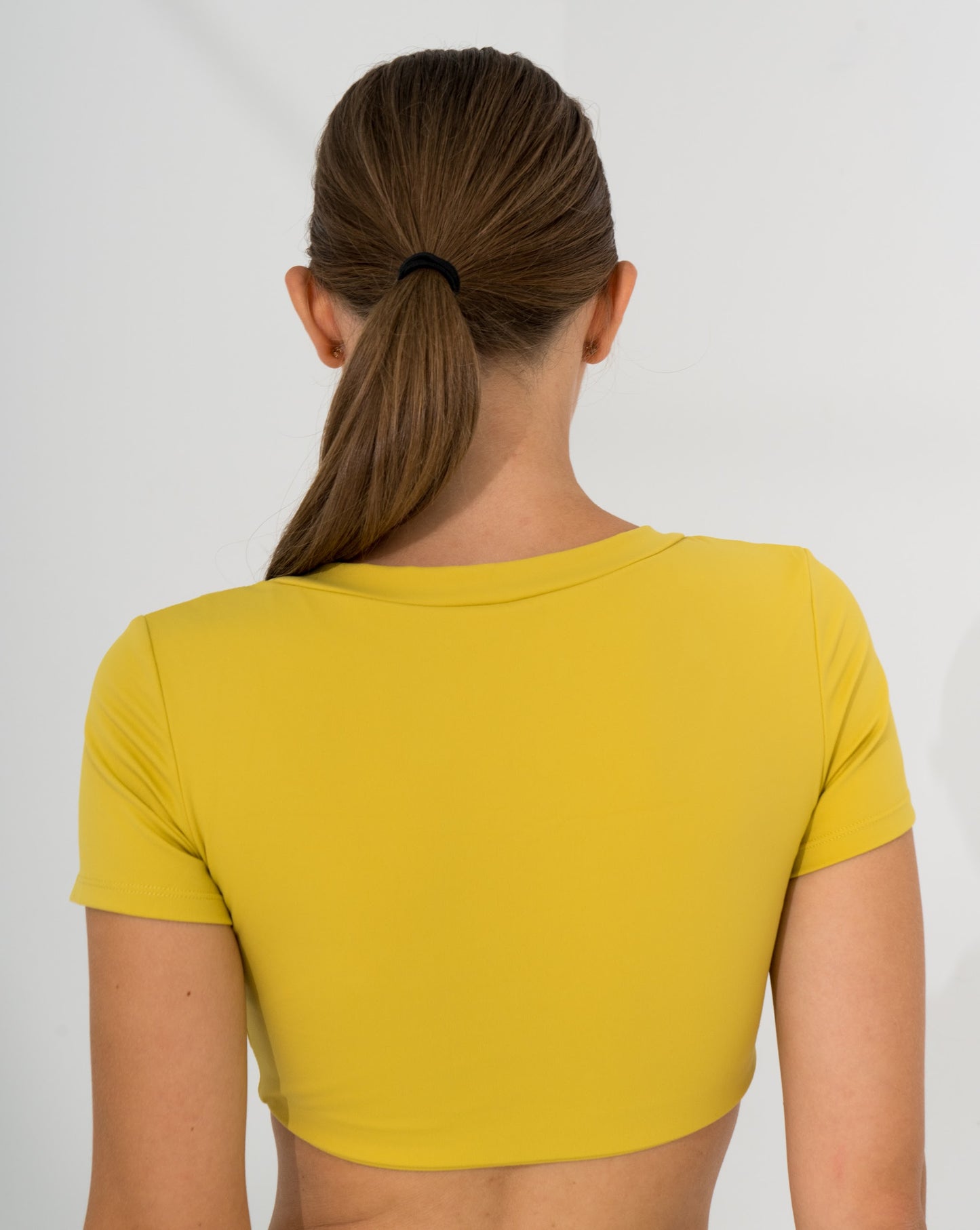 V Neck Top - Yellow