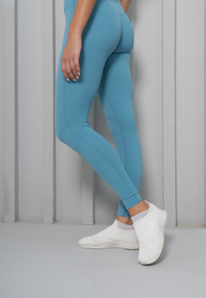 Fitted Leggings - Sky Blue