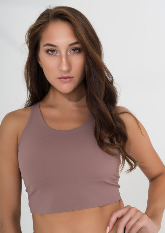 Body Fit Sports Top - Rose gold