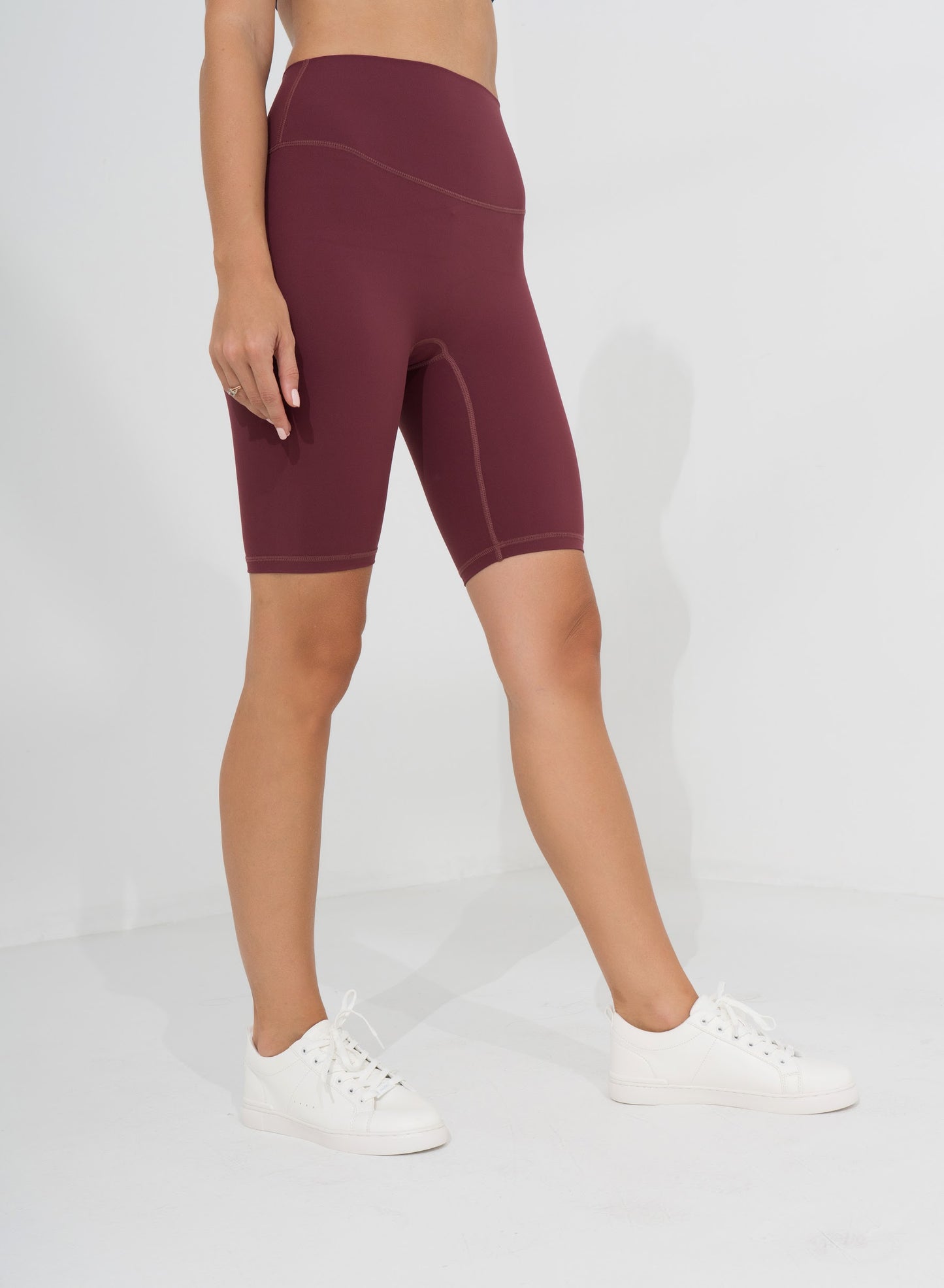 Biker Shorts - Burgundy